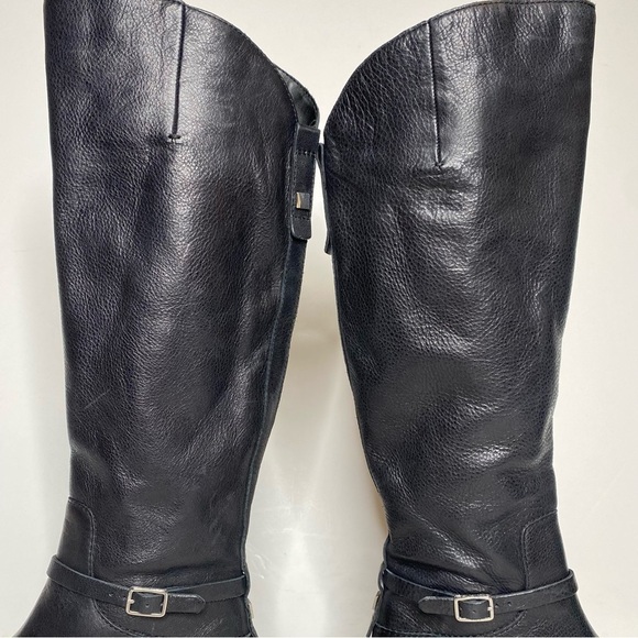 Franco Sarto Haylie Black Leather Tall Boot 6 1/2 - Picture 9 of 14
